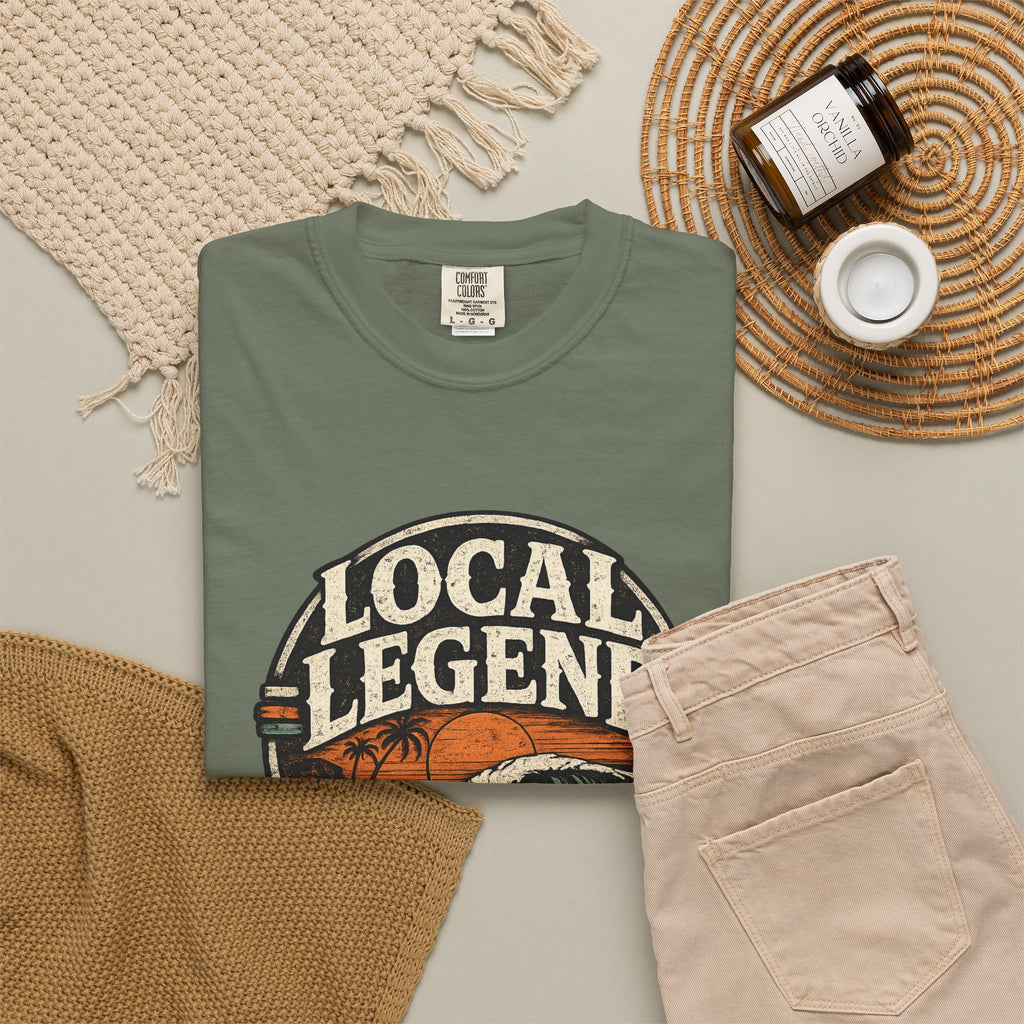 Local Legend Ask Me Shirt | Funny Beach Graphic Tee | Vintage Retro T-Shirt