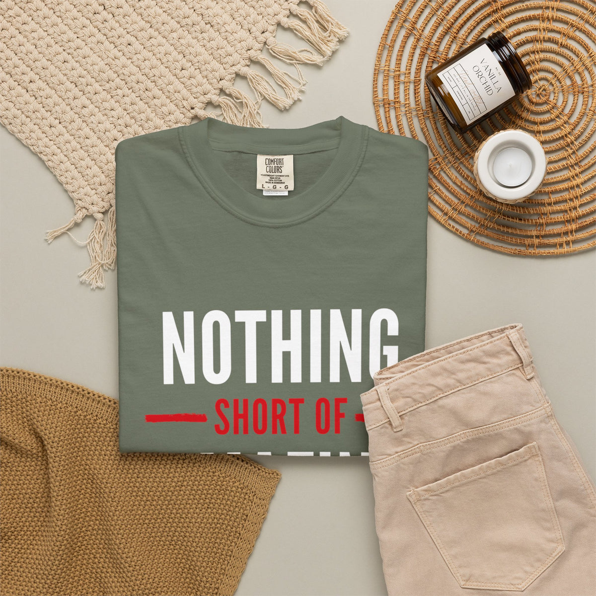 Nothing Short of Amazing T-Shirt | Funny Confidence Tee | Graphic Humor Tee for Men