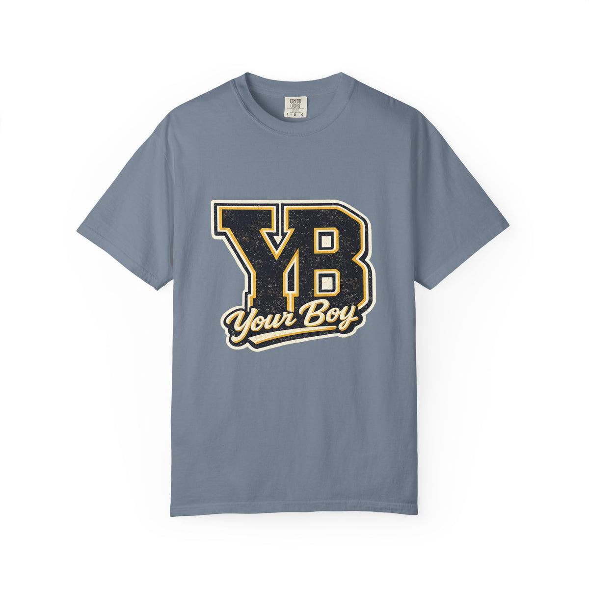YB Your Boy T-Shirt | Funny Retro 80s Graphic Tee | Vintage Collegiate Humor Shirt