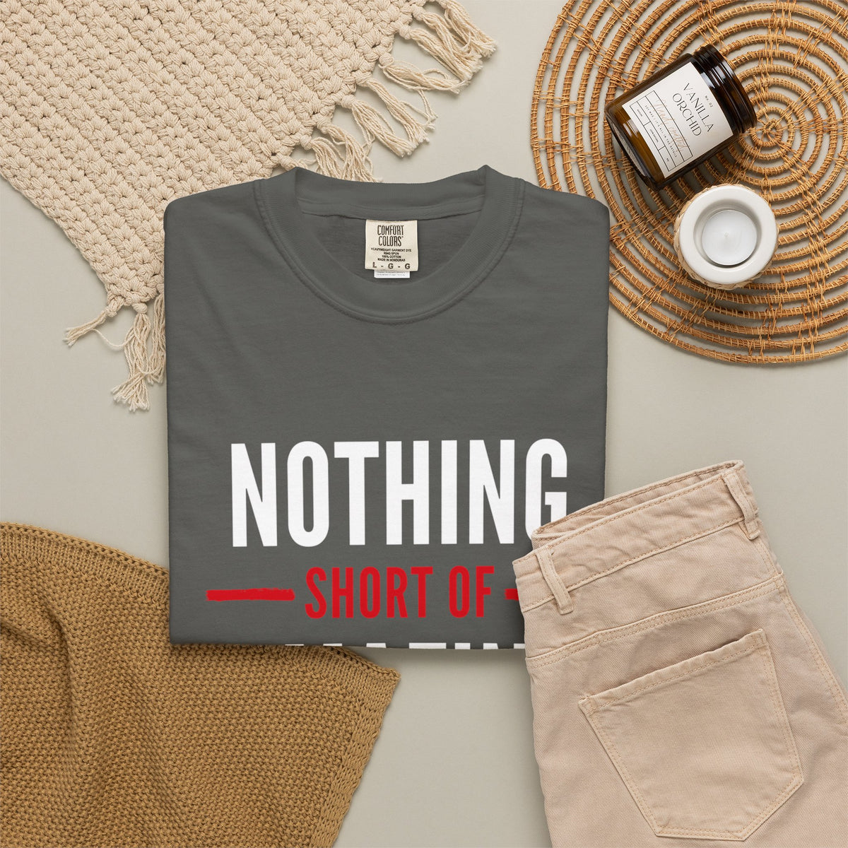 Nothing Short of Amazing T-Shirt | Funny Confidence Tee | Graphic Humor Tee for Men