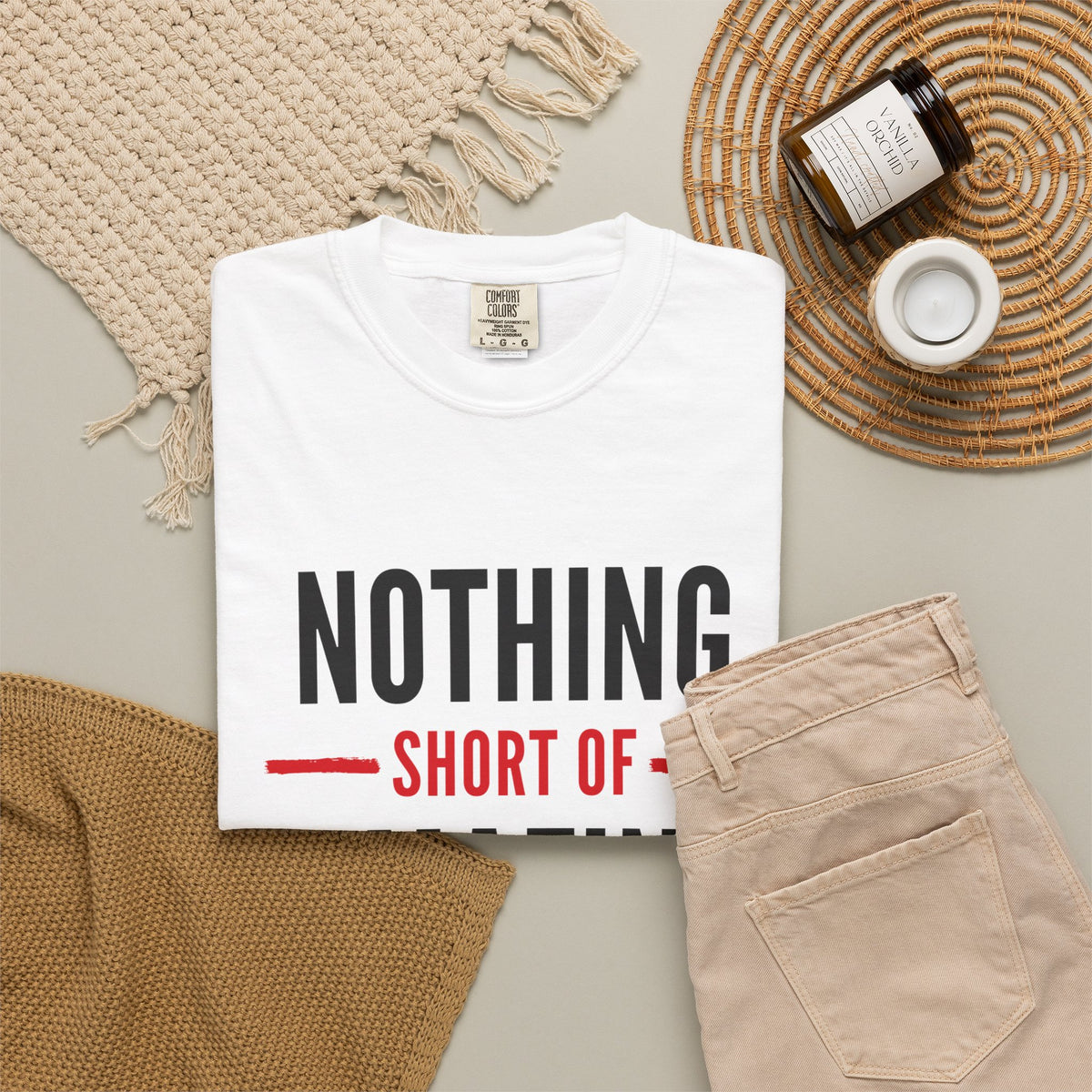Nothing Short of Amazing T-Shirt | Funny Confidence Tee | Graphic Humor Tee for Men
