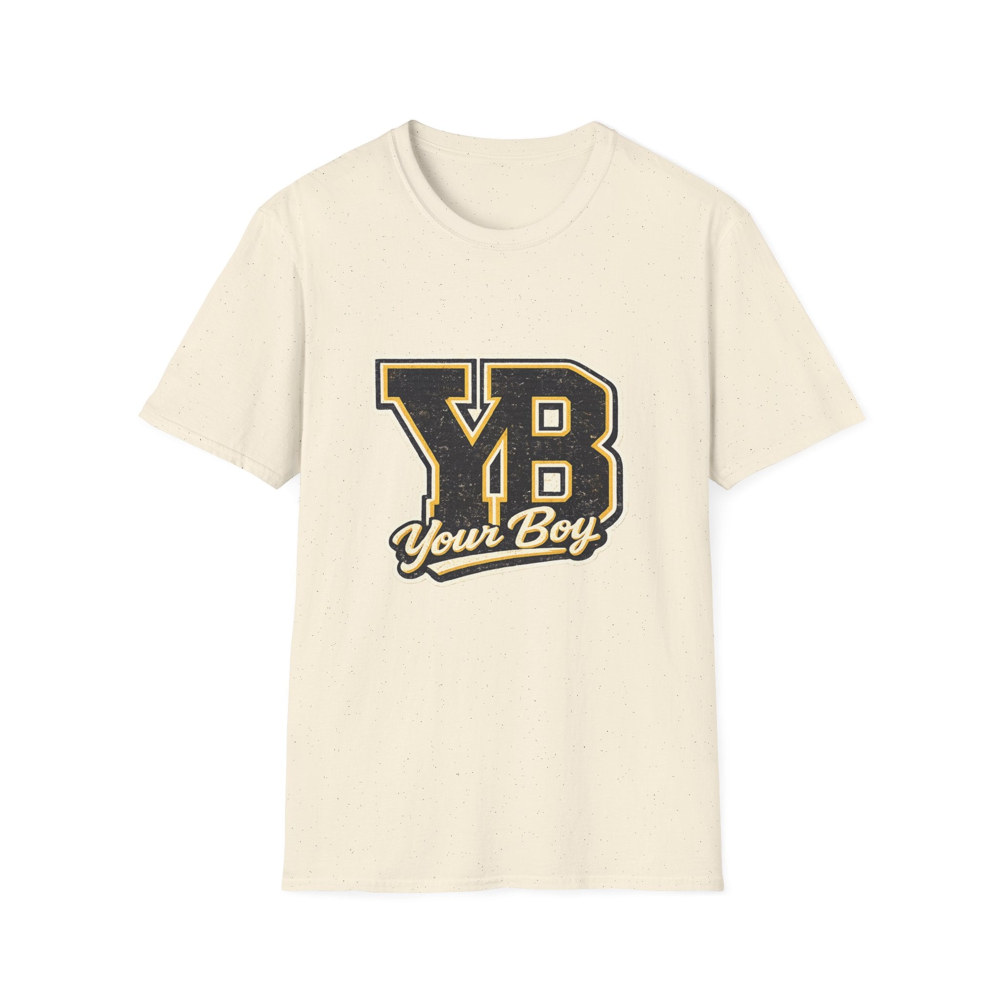 YB Your Boy T-Shirt | Funny Retro 80s Graphic Tee | Vintage Collegiate Humor Shirt