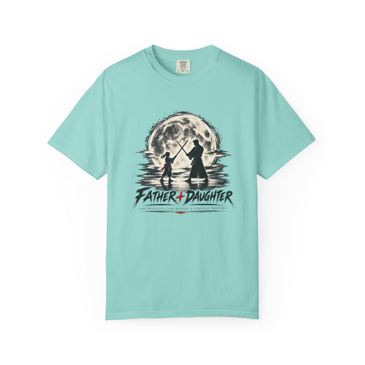 Father & Daughter Moonlight Tee — Matching Dad Daughter Graphic T-Shirt