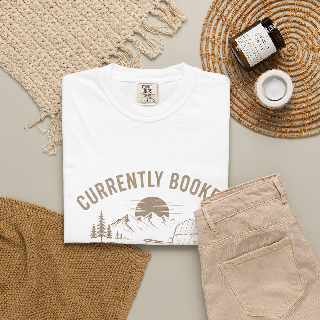 Currently Booked Doing Nothing T-Shirt | Funny Lazy Day Tee | Humor Gift