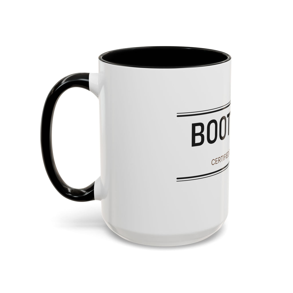 Booty Duty: Certified Diaper Changer Mug | Funny New Mom & Dad Gift | Accent Ceramic Mug (11oz & 15oz)