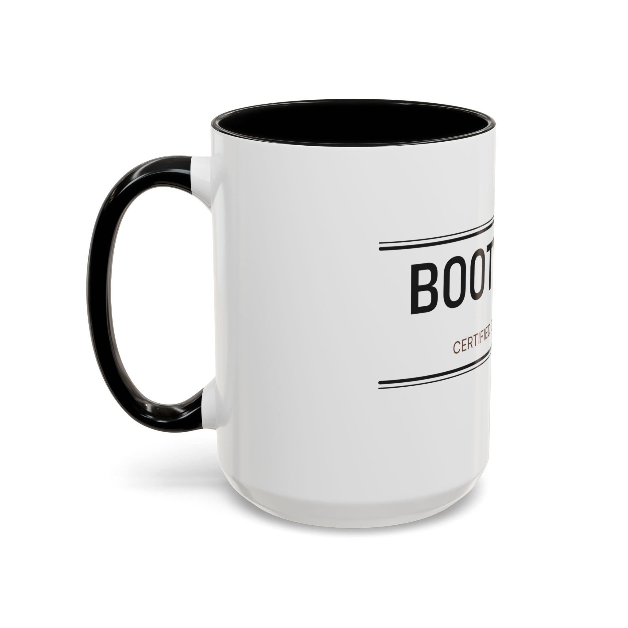 Booty Duty: Certified Diaper Changer Mug | Funny New Mom & Dad Gift | Accent Ceramic Mug (11oz & 15oz)