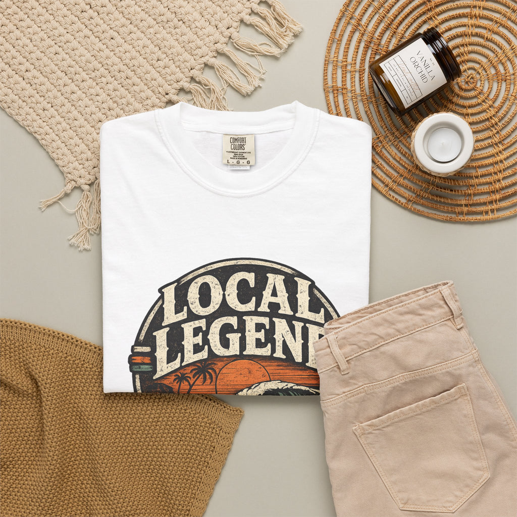 Local Legend Ask Me Shirt | Funny Beach Graphic Tee | Vintage Retro T-Shirt
