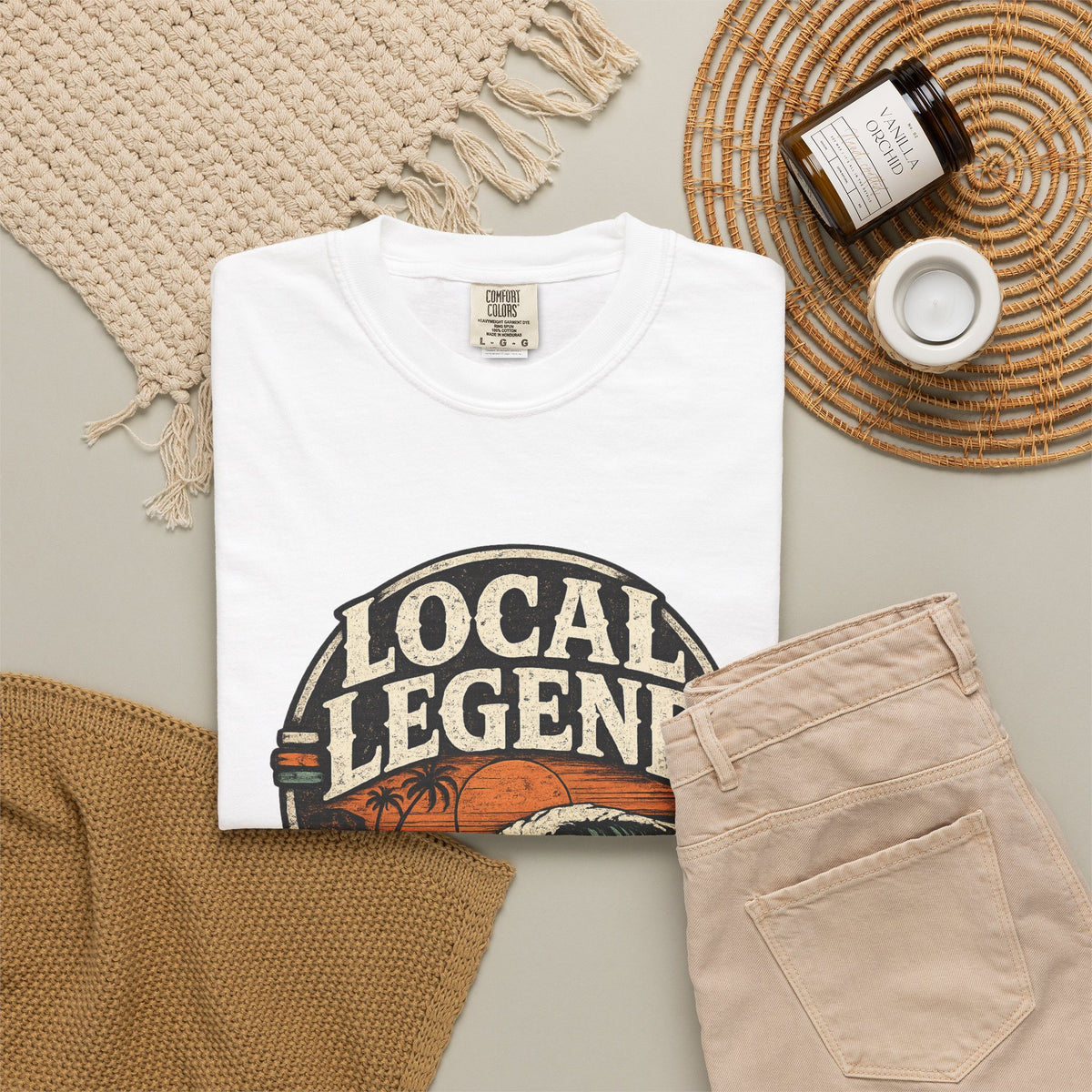 Local Legend Ask Me Shirt | Funny Beach Graphic Tee | Vintage Retro T-Shirt