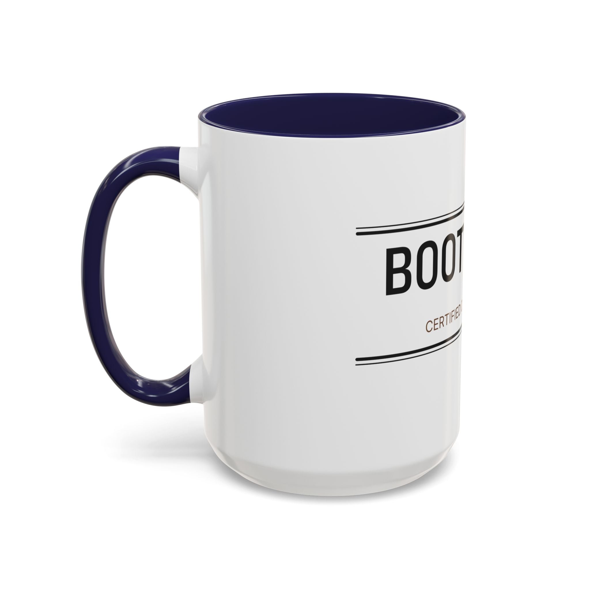 Booty Duty: Certified Diaper Changer Mug | Funny New Mom & Dad Gift | Accent Ceramic Mug (11oz & 15oz)