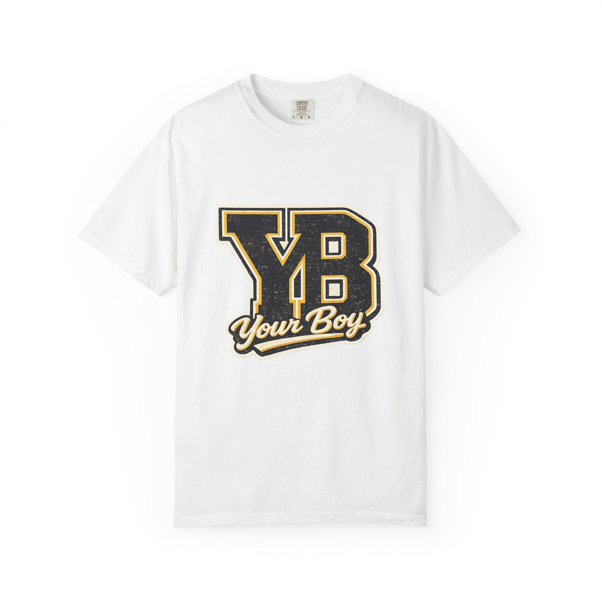 YB Your Boy T-Shirt | Funny Retro 80s Graphic Tee | Vintage Collegiate Humor Shirt