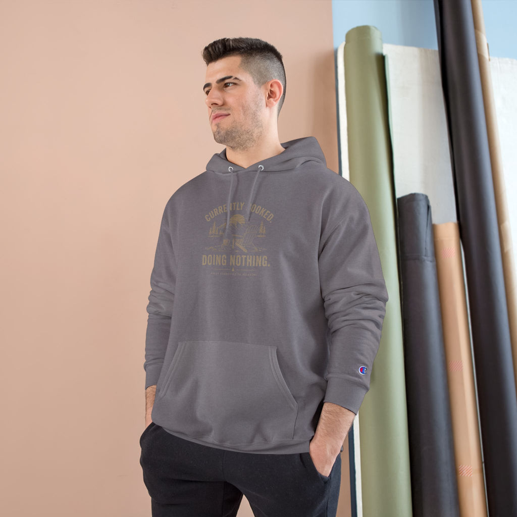 Currently Booked Doing Nothing Champion Hoodie | Funny Lazy Day Sweatshirt | Humor Gift