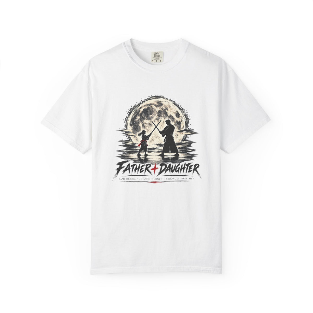 Father & Daughter Moonlight Tee — Matching Dad Daughter Graphic T-Shirt