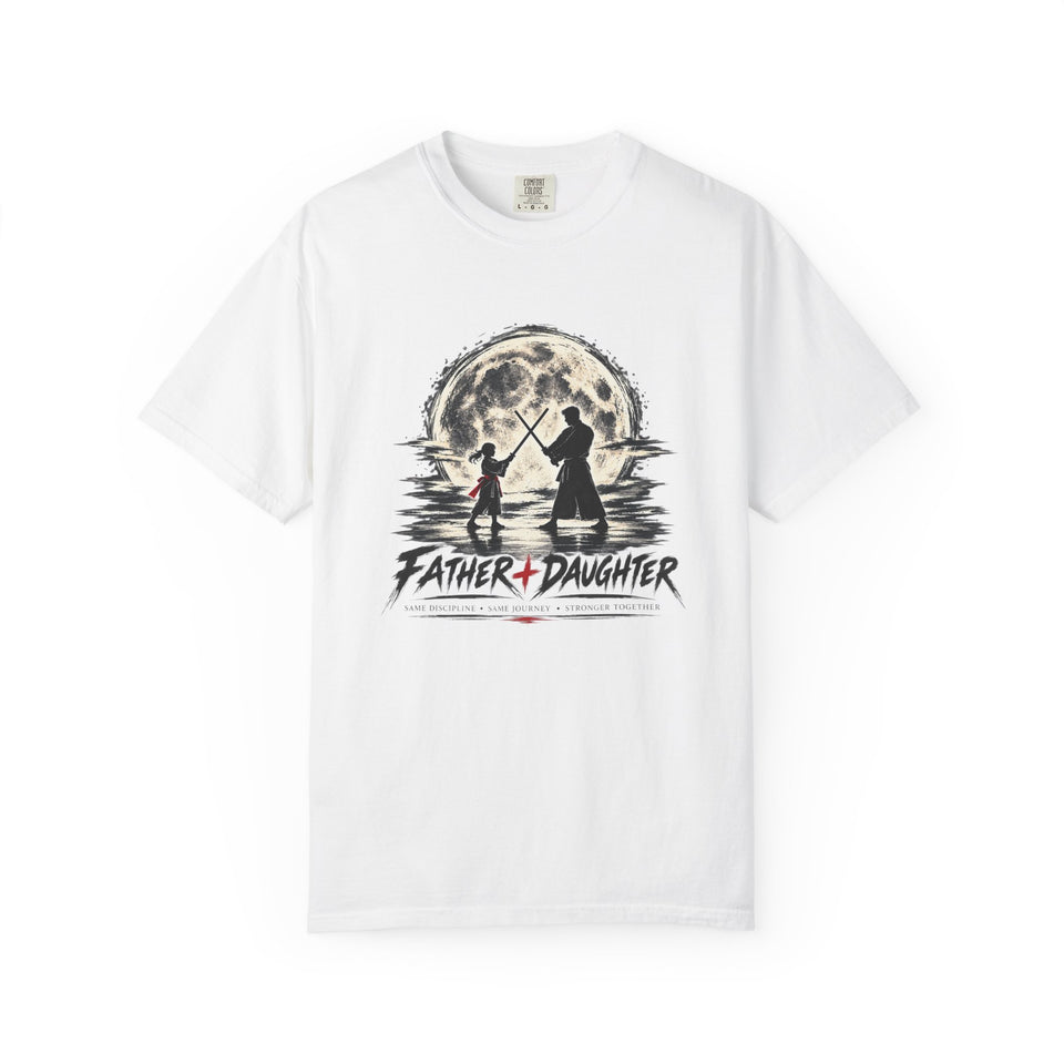 Father & Daughter Moonlight Tee — Matching Dad Daughter Graphic T-Shirt