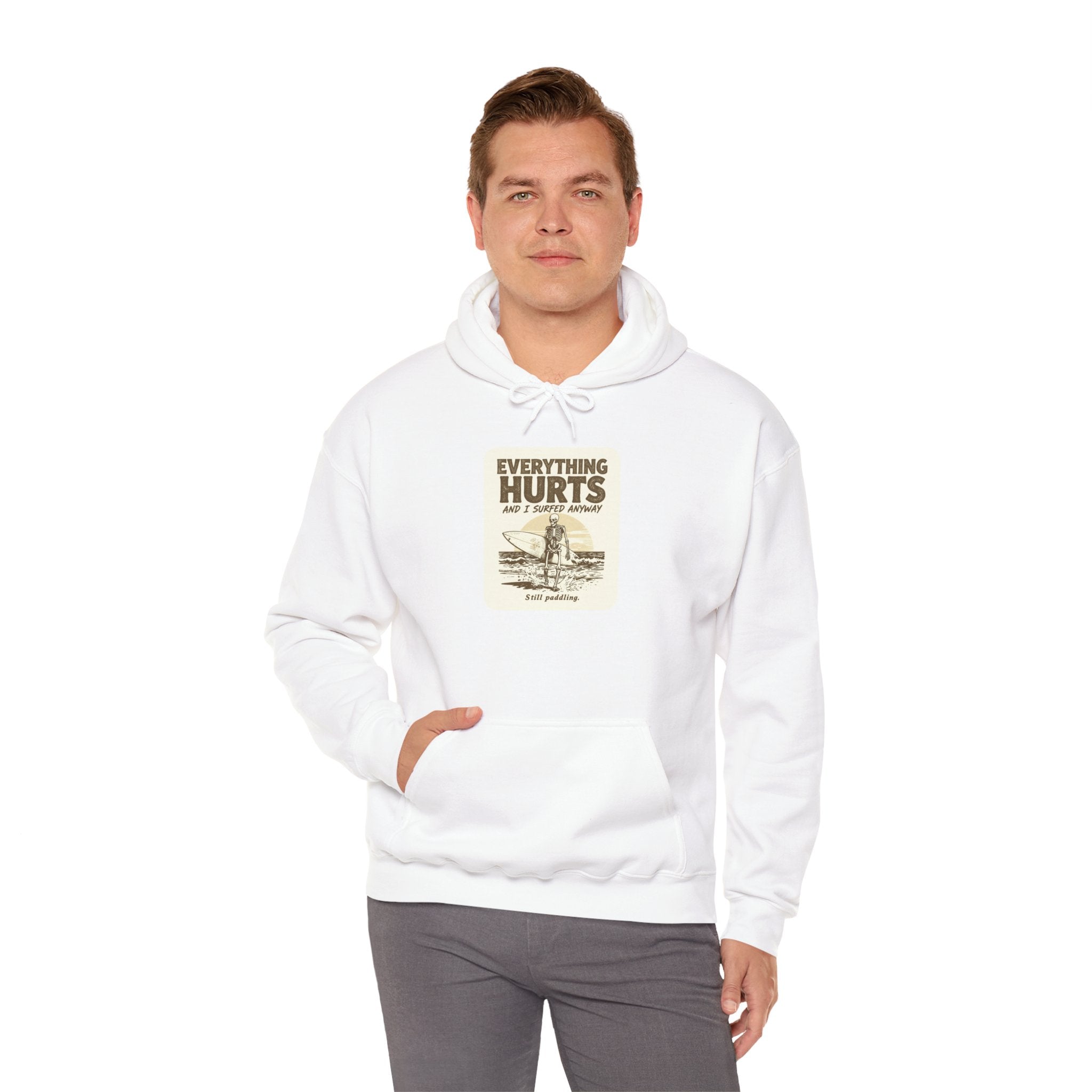 Everything Hurts and I Surfed Anyway T-Shirt | Funny Surf Tee | Gift for Surfers