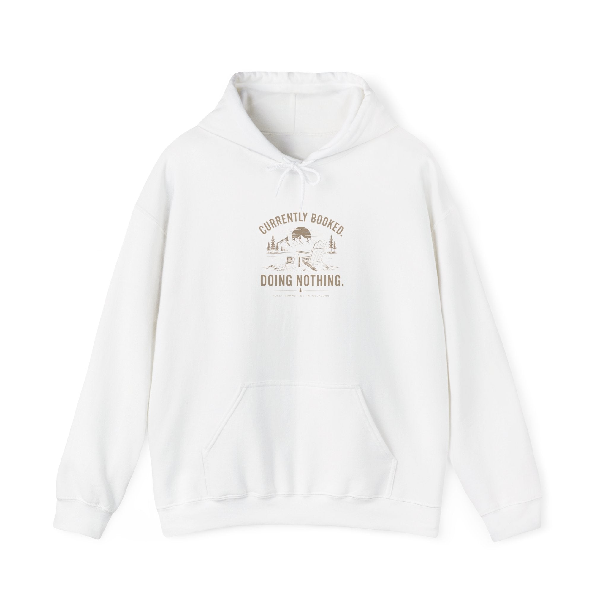 Currently Booked Doing Nothing Hoodie | Funny Lazy Day Sweatshirt | Humor Gift