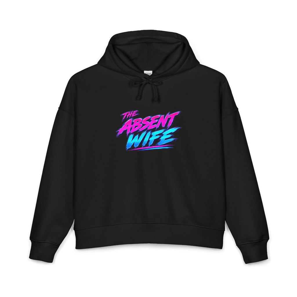 The Absent Wife Women's Hoodie | Funny Retro 80s Neon Wife Hoodie