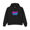 The Absent Wife Women's Hoodie | Funny Retro 80s Neon Wife Hoodie