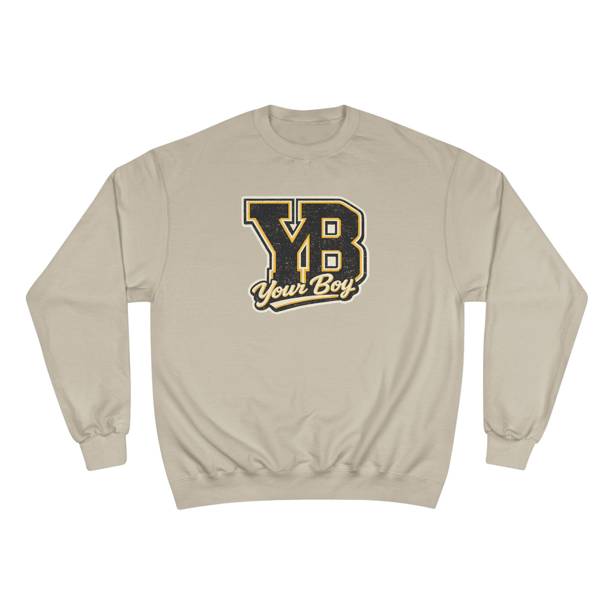 YB Your Boy Champion Sweatshirt | Funny Retro Varsity Crewneck