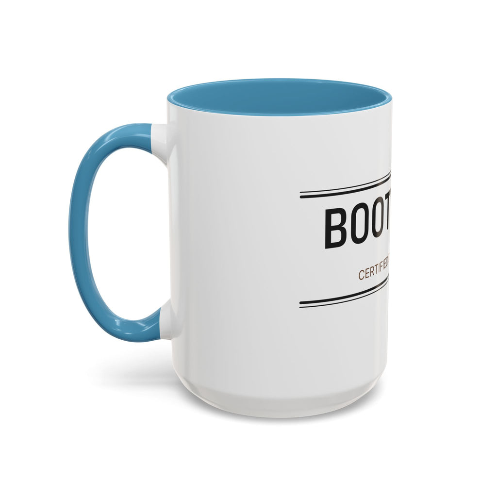 Booty Duty: Certified Diaper Changer Mug | Funny New Mom & Dad Gift | Accent Ceramic Mug (11oz & 15oz)
