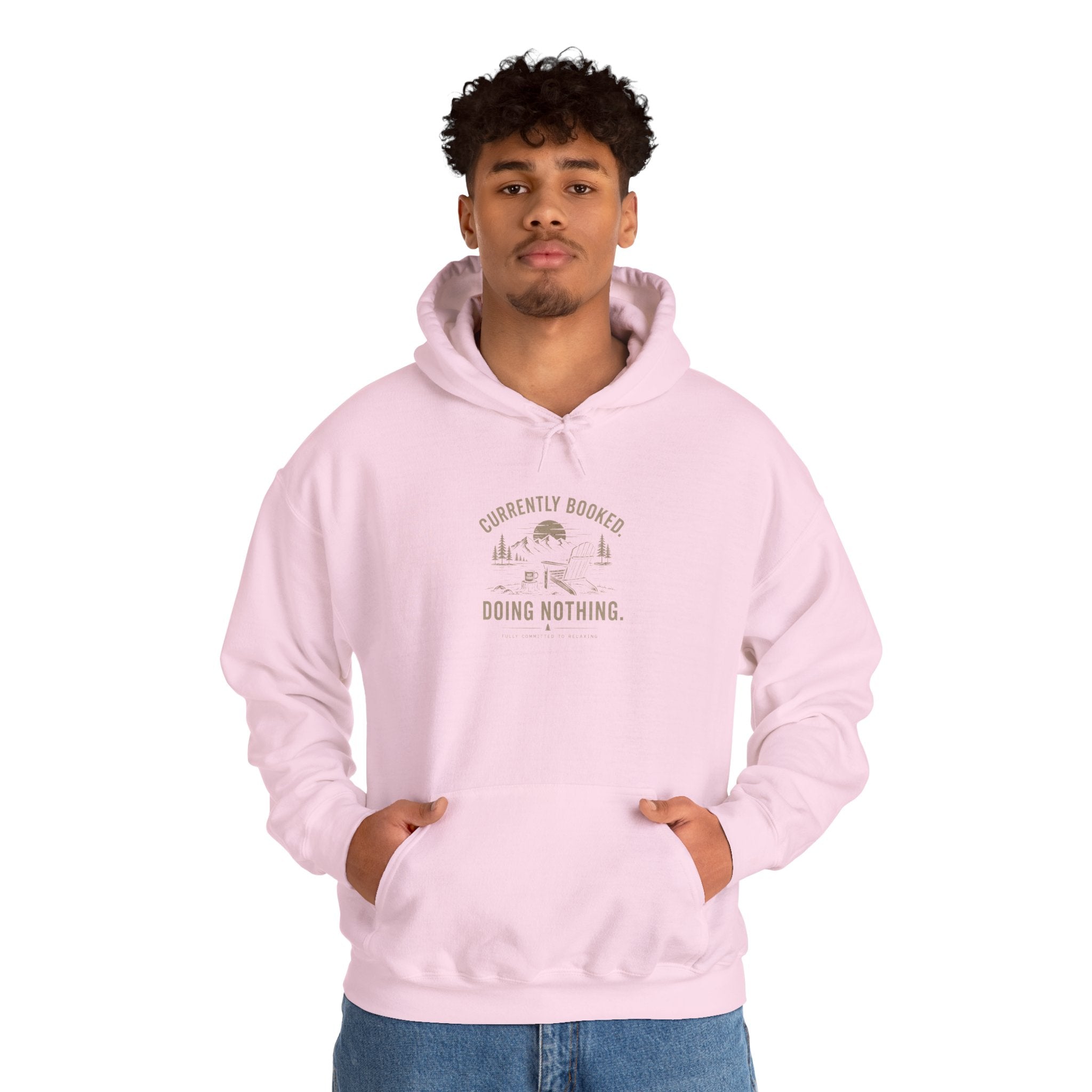 Currently Booked Doing Nothing Hoodie | Funny Lazy Day Sweatshirt | Humor Gift