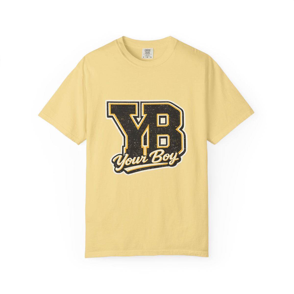 YB Your Boy T-Shirt | Funny Retro 80s Graphic Tee | Vintage Collegiate Humor Shirt