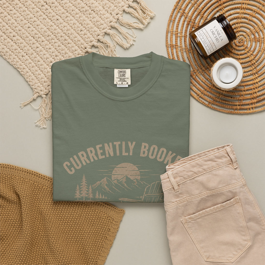 Currently Booked Doing Nothing T-Shirt | Funny Lazy Day Tee | Humor Gift
