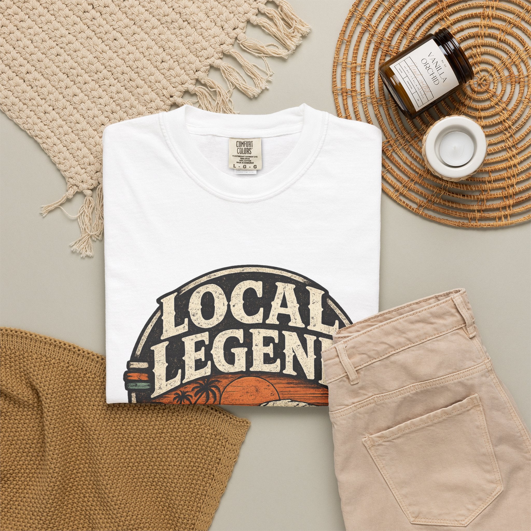 Local Legend Ask Me Shirt | Funny Beach Graphic Tee | Vintage Retro T-Shirt