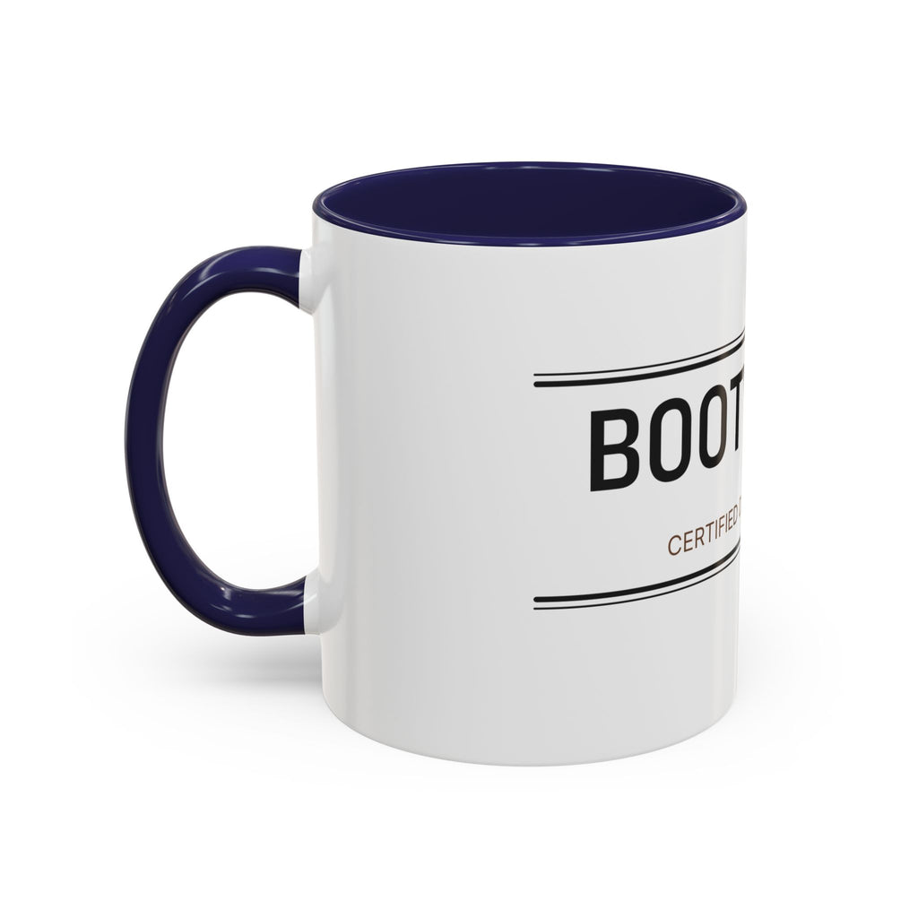 Booty Duty: Certified Diaper Changer Mug | Funny New Mom & Dad Gift | Accent Ceramic Mug (11oz & 15oz)