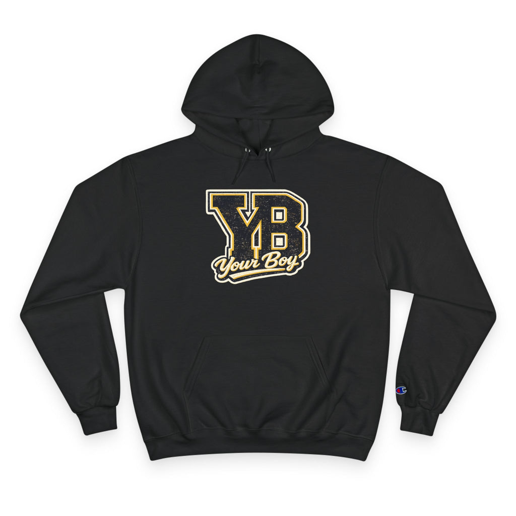 YB Your Boy Champion Hoodie | Funny Retro Varsity Sweatshirt