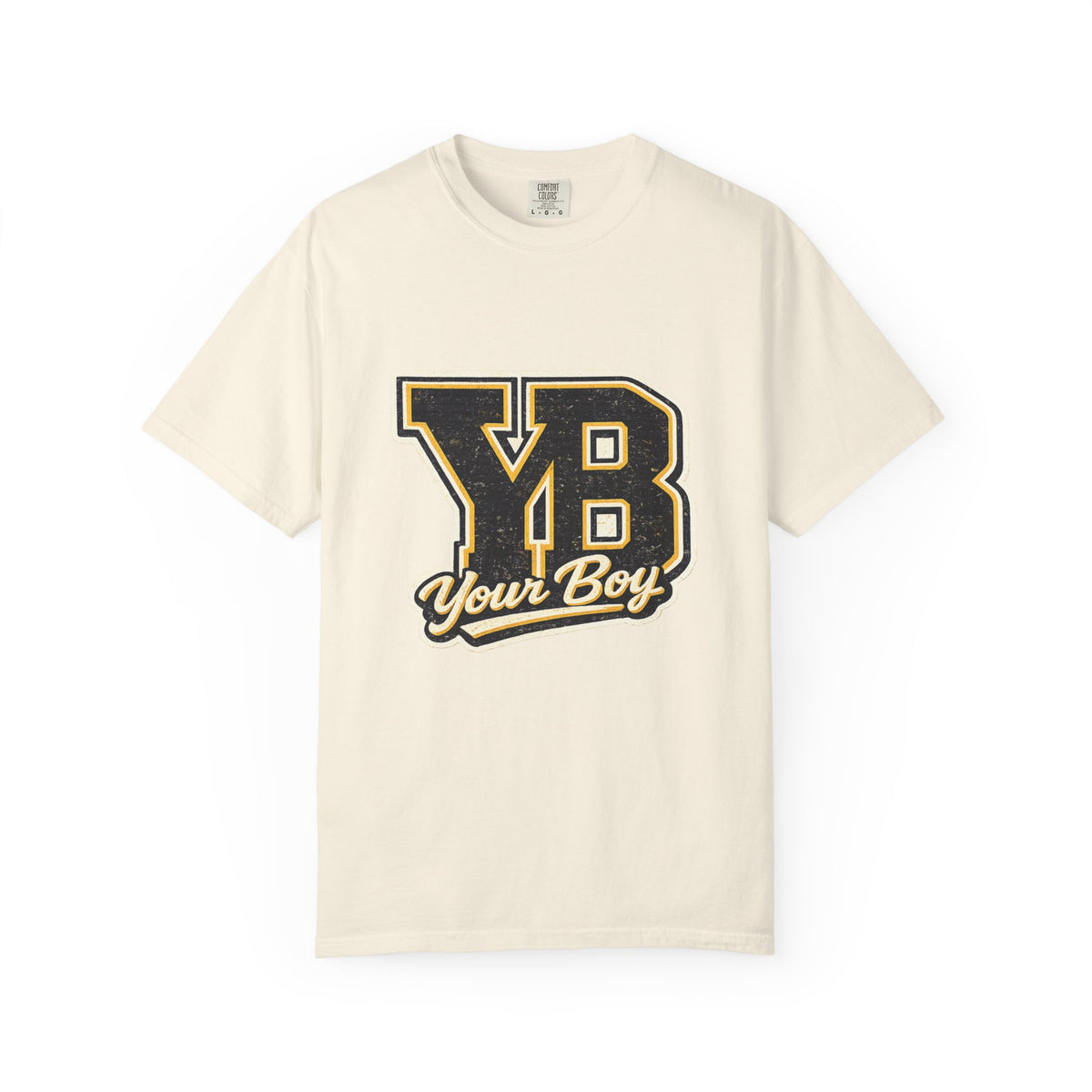 YB Your Boy T-Shirt | Funny Retro 80s Graphic Tee | Vintage Collegiate Humor Shirt