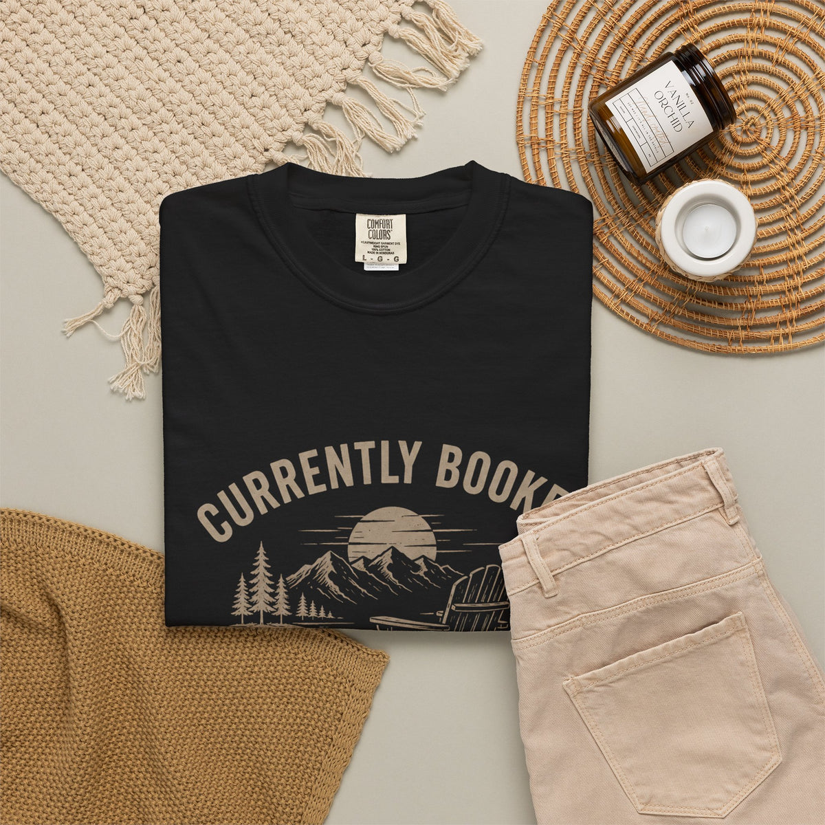 Currently Booked Doing Nothing T-Shirt | Funny Lazy Day Tee | Humor Gift