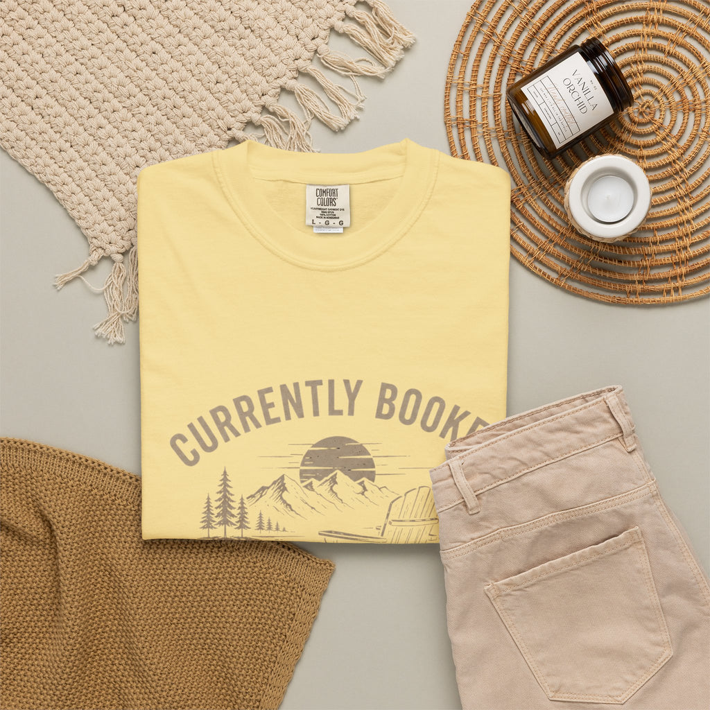 Currently Booked Doing Nothing T-Shirt | Funny Lazy Day Tee | Humor Gift