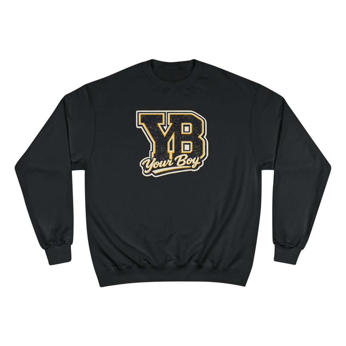 YB Your Boy Champion Sweatshirt | Funny Retro Varsity Crewneck