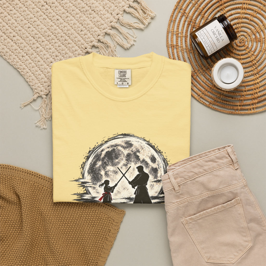 Father & Daughter Moonlight Tee — Matching Dad Daughter Graphic T-Shirt
