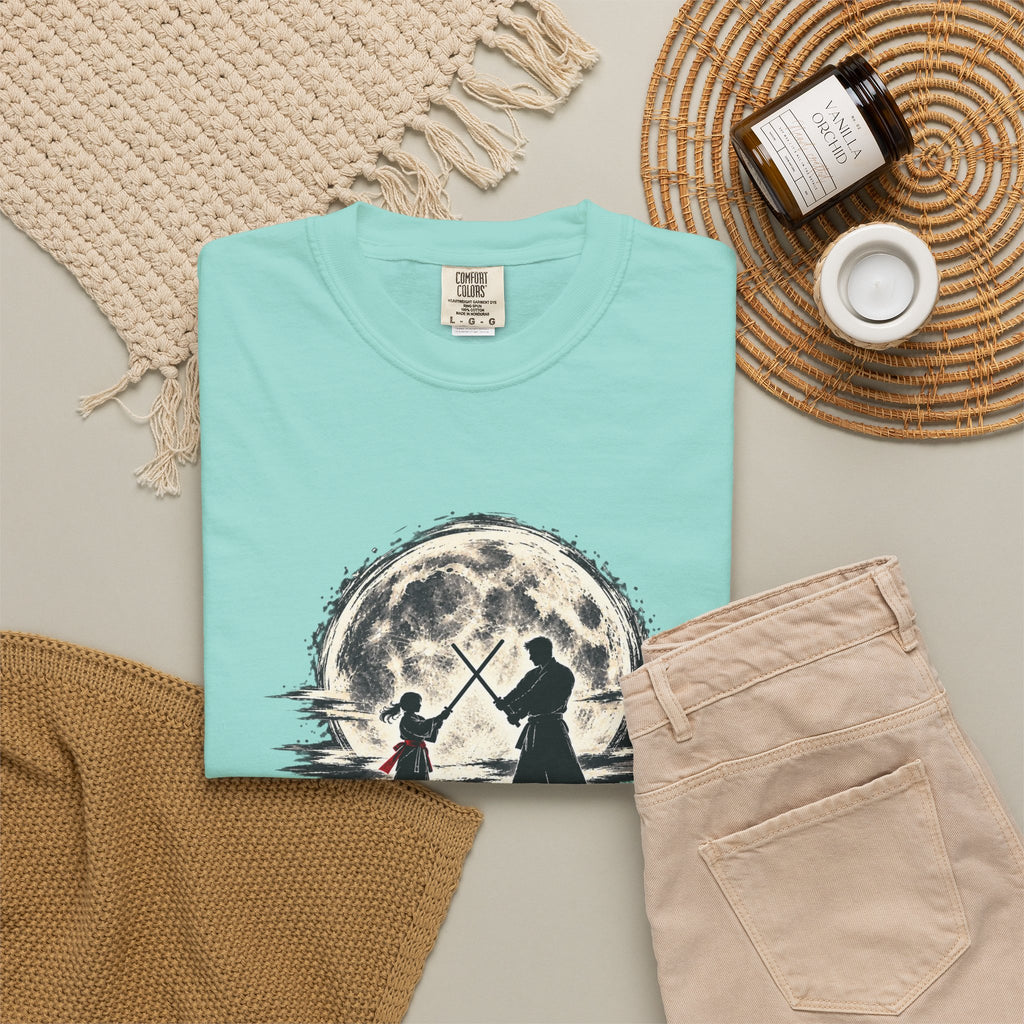 Father & Daughter Moonlight Tee — Matching Dad Daughter Graphic T-Shirt