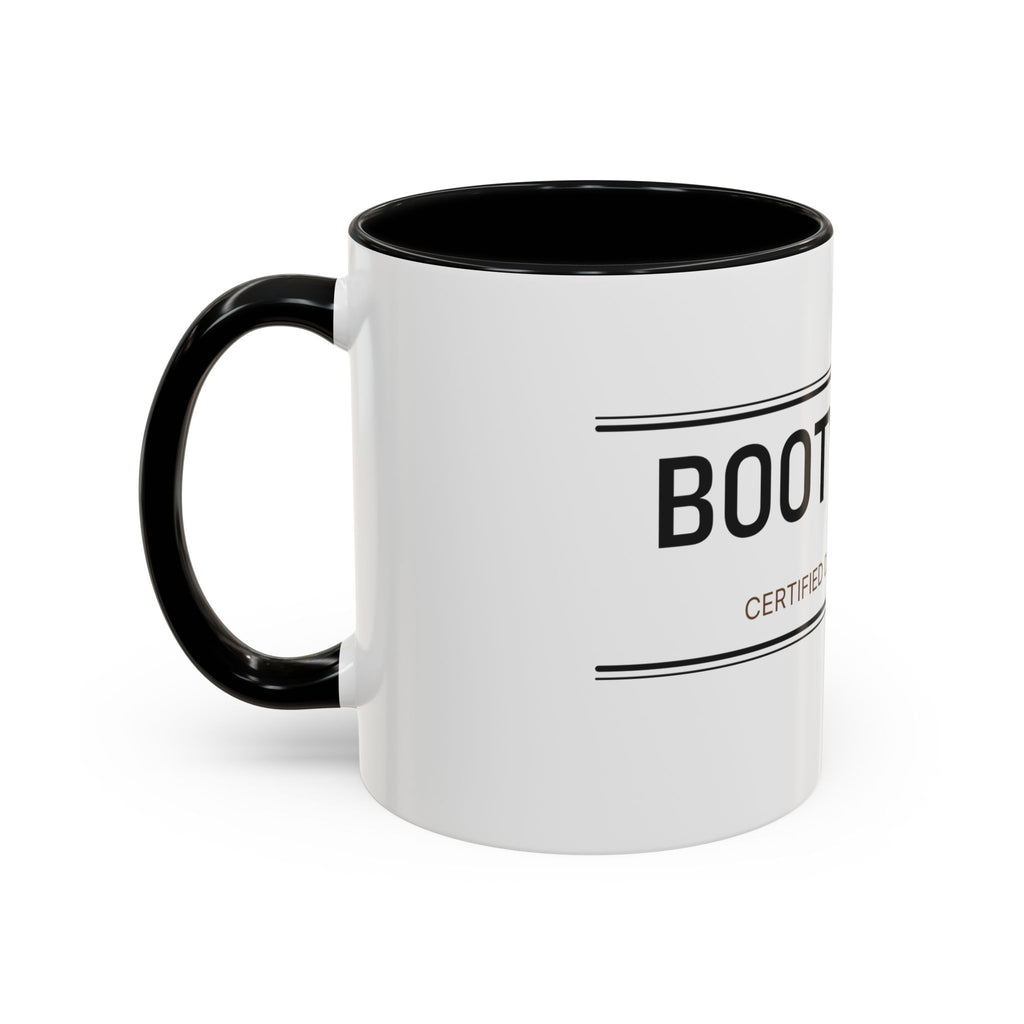 Booty Duty: Certified Diaper Changer Mug | Funny New Mom & Dad Gift | Accent Ceramic Mug (11oz & 15oz)