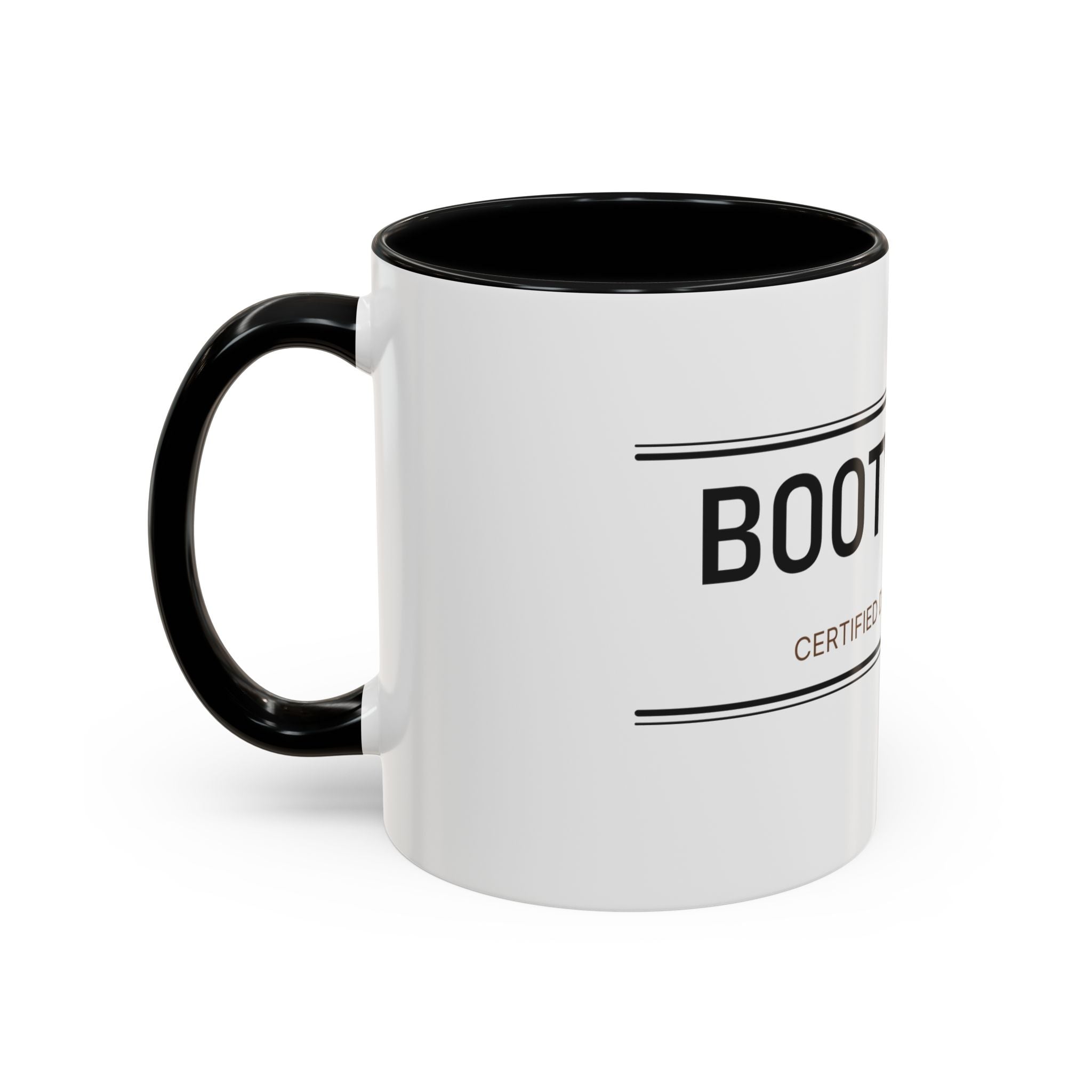 Booty Duty: Certified Diaper Changer Mug | Funny New Mom & Dad Gift | Accent Ceramic Mug (11oz & 15oz)