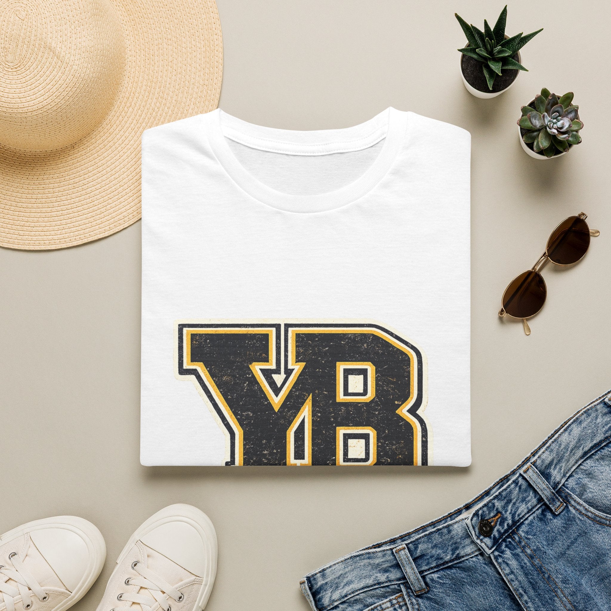 YB Your Boy T-Shirt | Funny Retro 80s Graphic Tee | Vintage Collegiate Humor Shirt