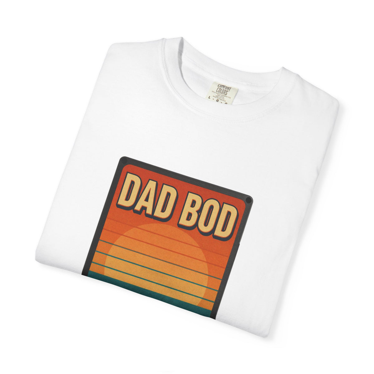 Dad Bod: Surf Tan No Regrets T-Shirt | Funny Dad Tee | Vintage Beach Humor Gift