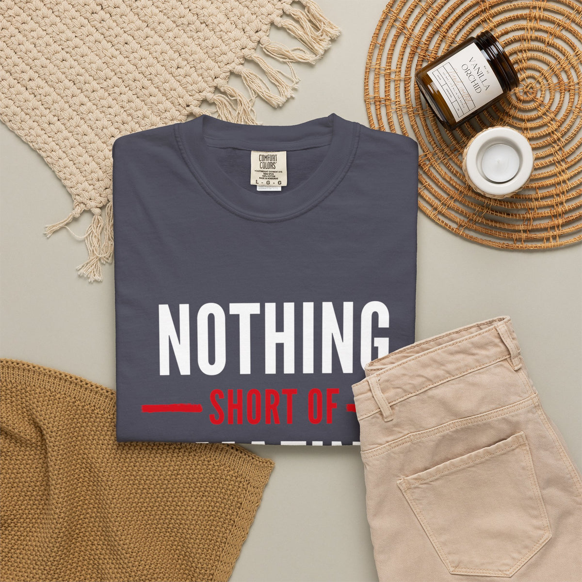 Nothing Short of Amazing T-Shirt | Funny Confidence Tee | Graphic Humor Tee for Men