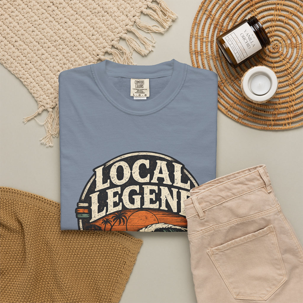 Local Legend Ask Me Shirt | Funny Beach Graphic Tee | Vintage Retro T-Shirt