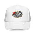 Trucker Hat — Love & Eyerolls Retro Tattoo Heart & Eyeball Design