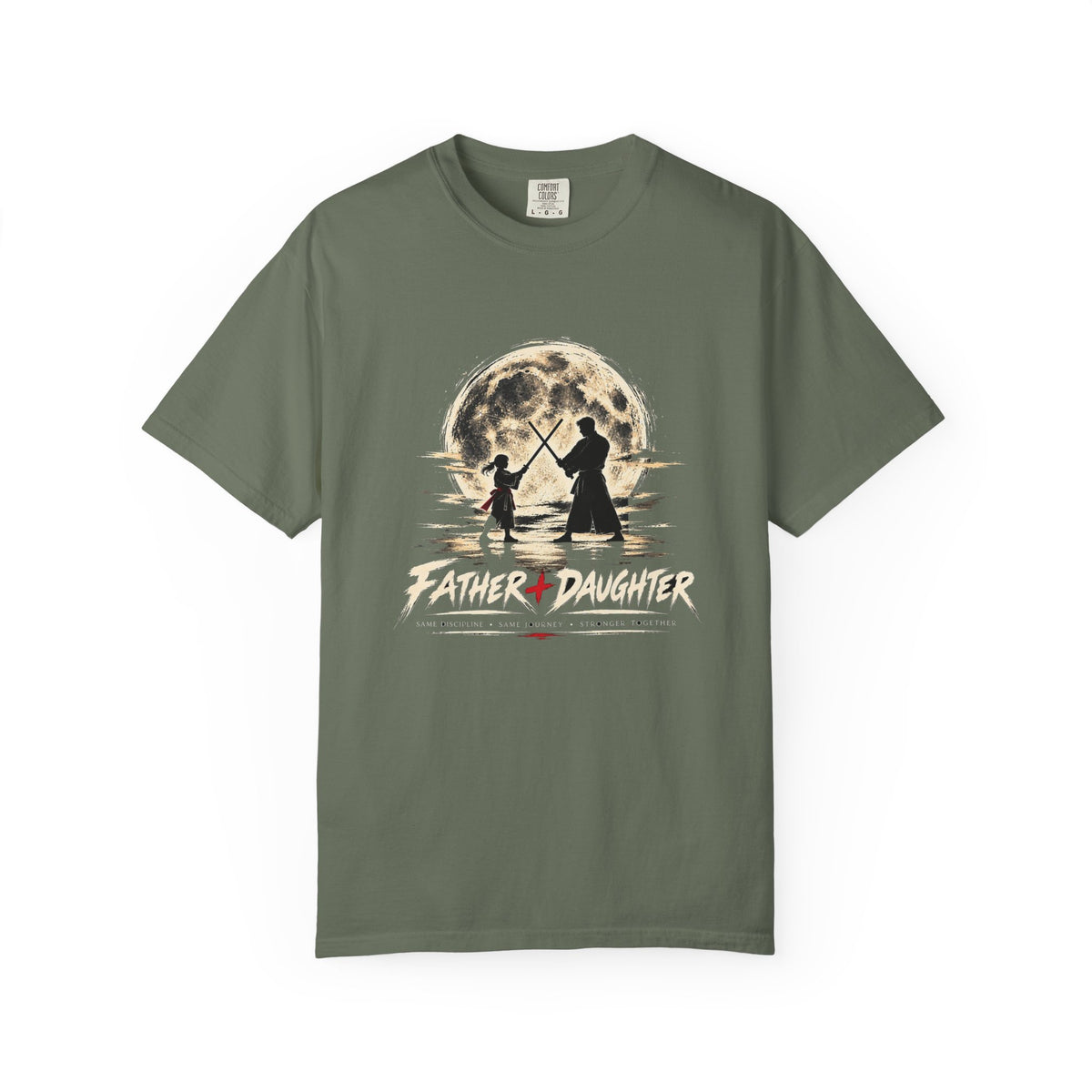 Father & Daughter Moonlight Tee — Matching Dad Daughter Graphic T-Shirt