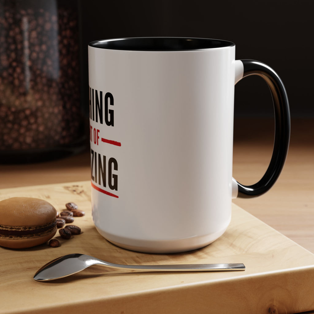 Nothing Short of Amazing Mug | Funny Confidence Gift | Accent Ceramic Mug (11oz & 15oz)