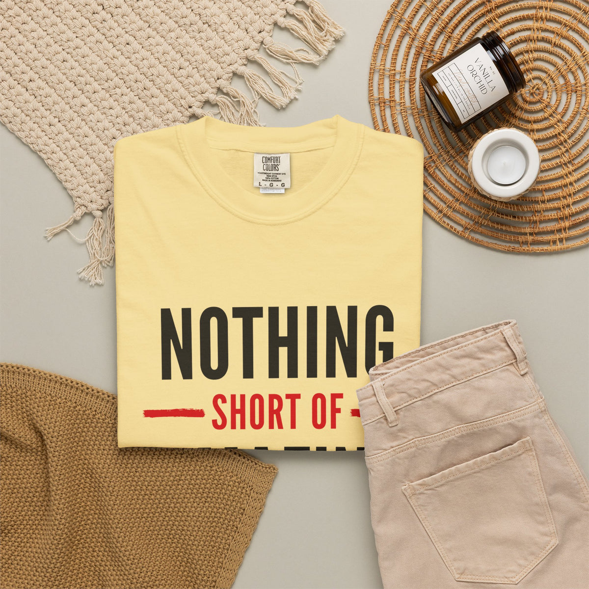 Nothing Short of Amazing T-Shirt | Funny Confidence Tee | Graphic Humor Tee for Men
