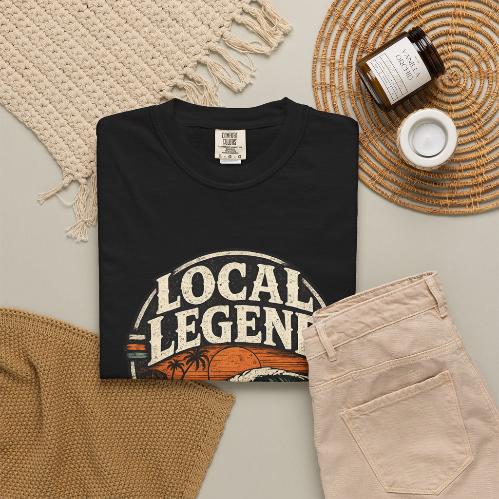 Local Legend Ask Me Shirt | Funny Beach Graphic Tee | Vintage Retro T-Shirt