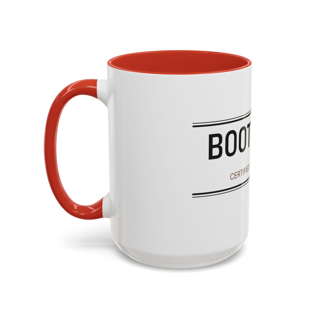 Booty Duty: Certified Diaper Changer Mug | Funny New Mom & Dad Gift | Accent Ceramic Mug (11oz & 15oz)