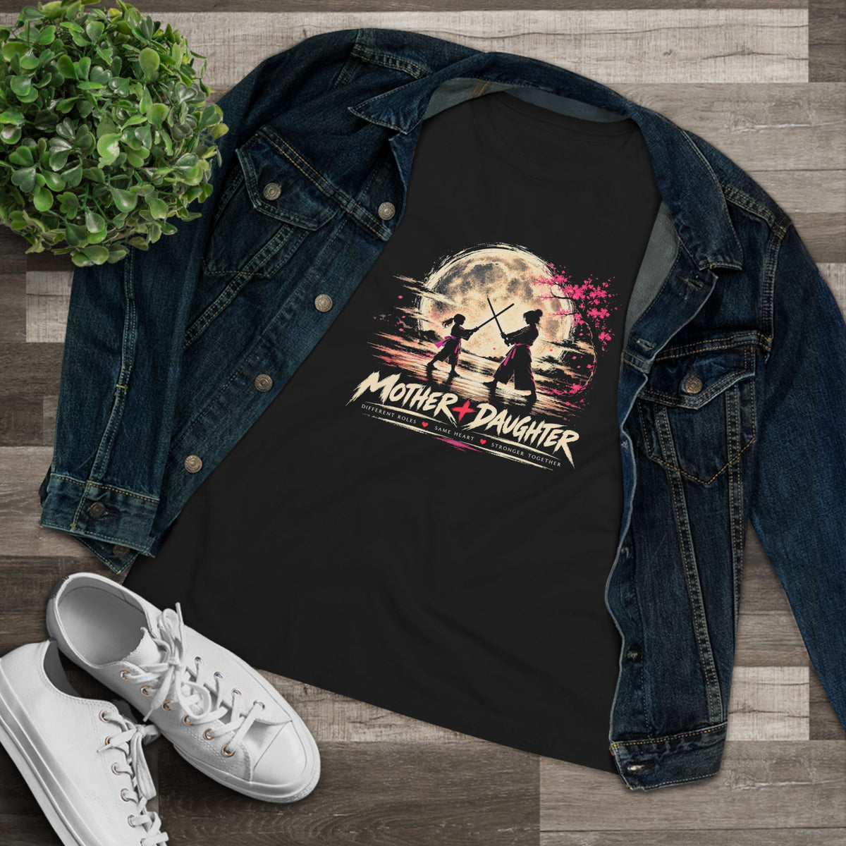 Mother & Daughter Moonlight Tee - Matching Mom Daughter Graphic T-Shirt