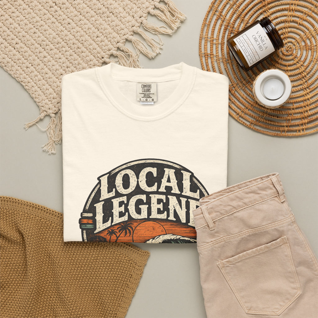 Local Legend Ask Me Shirt | Funny Beach Graphic Tee | Vintage Retro T-Shirt