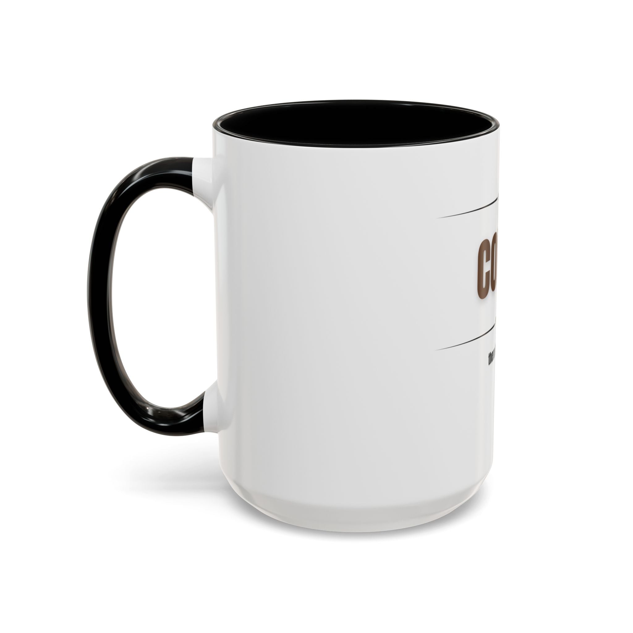 Step One: Coffee. There Is No Step Two. Mug | Funny Coffee Gift | Accent Ceramic Mug (11oz & 15oz)